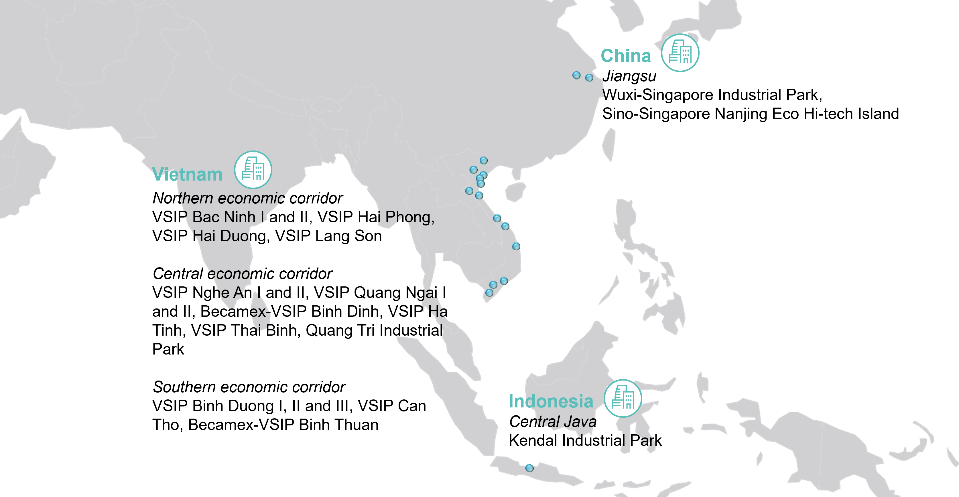 Urban Asia Map